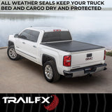 TrailFX Premium Flush Tri-Fold Tonneau Cover (MPN: TFX5707)