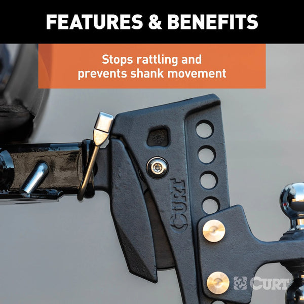 Trailer Hitch Receiver Tube Anti Rattle Bracket (MPN: 22325)