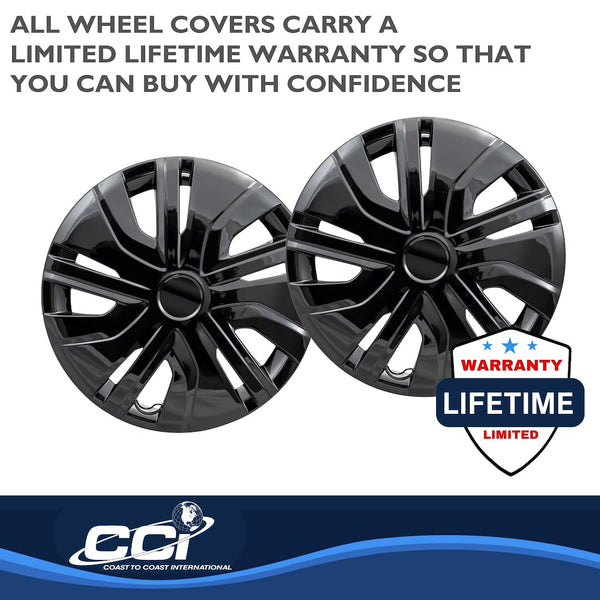 Coast To Coast 14 Inch Wheel Cover Set (MPN: 49514BLK)