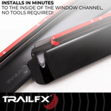 TrailFX TFX 4-PC Window Vents (MPN: 4888IC)