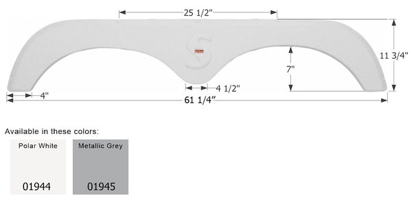 Icon Fender Skirt for Forest River Surveyor (MPN: 01945)