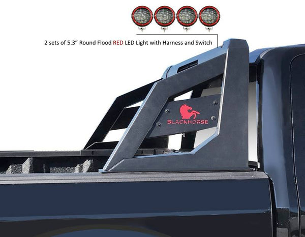 Black Horse Offroad Truck Bed Bar (MPN: RB-AR1B-PLFR)
