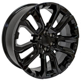 OE Wheels CV68 Gloss Black Wheel (MPN: CV68-22090-6550-28B)