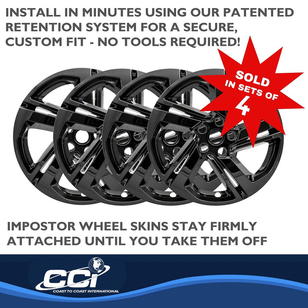 Coast To Coast Impostor Wheel Skin 18 Inch (MPN: IWCIMP418BLK)