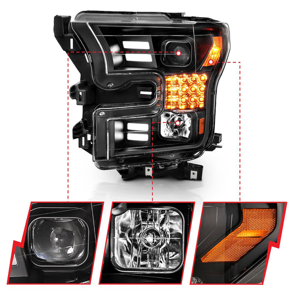 AnzoUSA Headlight Assembly (MPN: 111408)