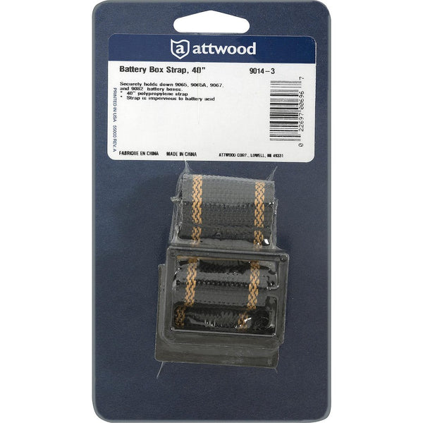 Battery box strap for secure battery storage (MPN: 9014-3)