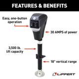 Lippert Components Electric A Frame Jack (MPN: 285318)
