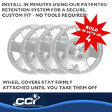 Coast To Coast 14 Inch Wheel Cover Set (MPN: IWC19314S)