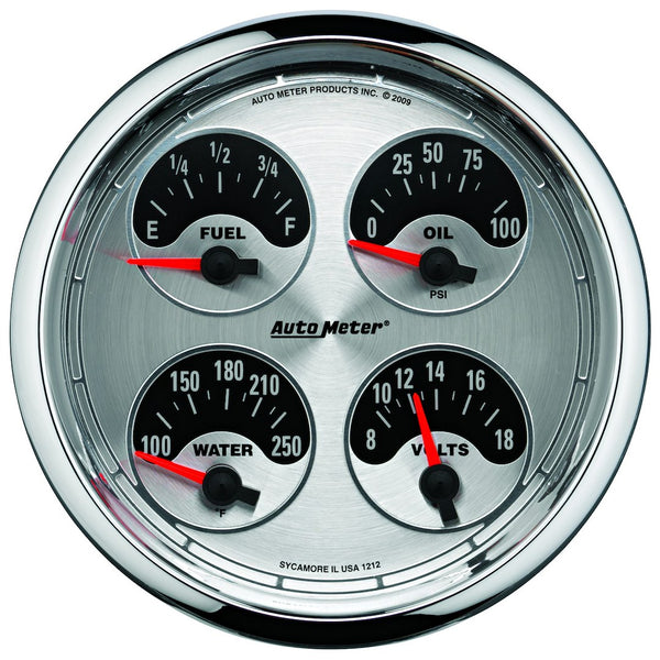 AutoMeter Fuel Level Oil Pressure Voltmeter Water Temperature (MPN: 1225)
