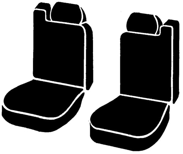 Fia Wrangler Custom Seat Covers (MPN: TR48-7 BLACK)