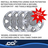 Coast To Coast 15 Inch Wheel Cover Set (MPN: IWC42215C)