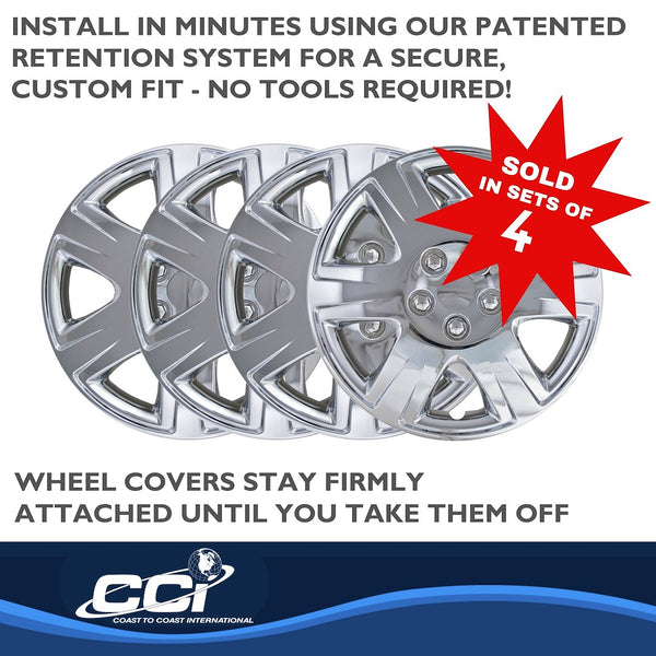 Coast To Coast 15 Inch Wheel Cover Set (MPN: IWC42215C)