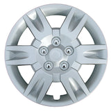 16 Inch Silver Wheel Cover Set by Coast To Coast (MPN: IWCB887216S)
