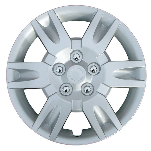 16 Inch Silver Wheel Cover Set by Coast To Coast (MPN: IWCB887216S)