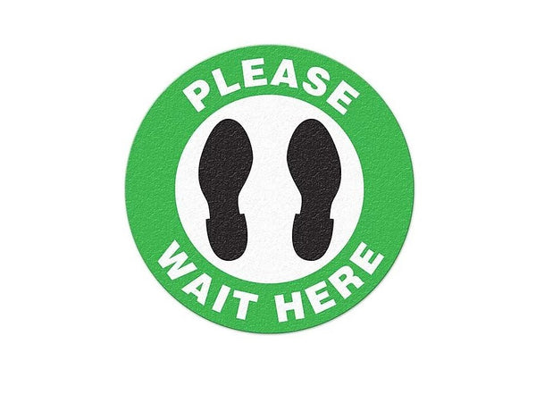 Top Tape Social Distancing Sign (MPN: FS1046V)