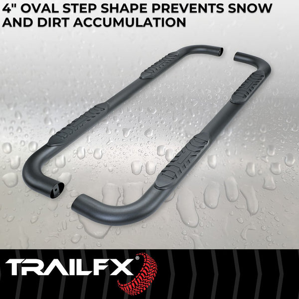 TrailFX 4 Inch Oval Tube Side Steps (MPN: A1019T)