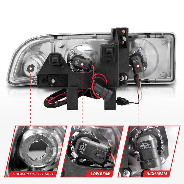 AnzoUSA Projector Headlight Assembly (MPN: 111015)