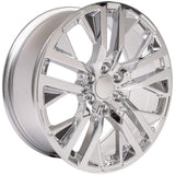 OE Wheels CV38 Chrome Plated Wheel (MPN: CV38-22090-6550-28C)
