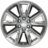 OE Wheels CV73B 22 Inch Aluminum Wheel (MPN: CV73B-22090-6550-24HB-IC)