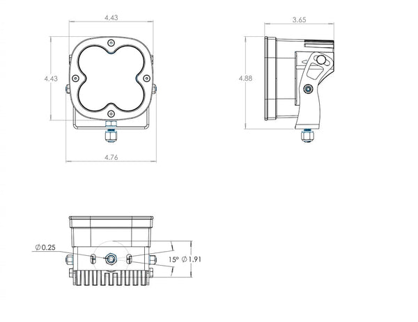 Baja Designs XL Pro LED Light (MPN: 500001)
