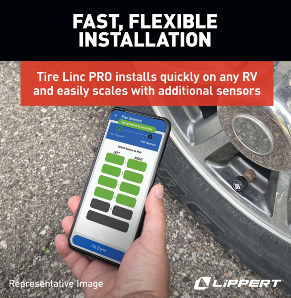 Lippert Tire Linc PRO Tire Pressure Monitoring System (MPN: 2024115889)