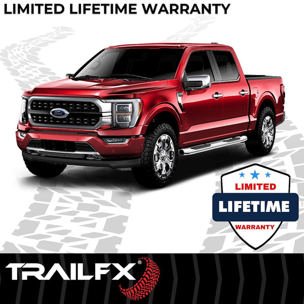 TrailFX 5 Inch Oval Bent Side Bars (MPN: A7073S)