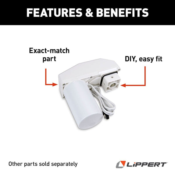 Lippert Happijac Camper Jack Motor (MPN: 182515)