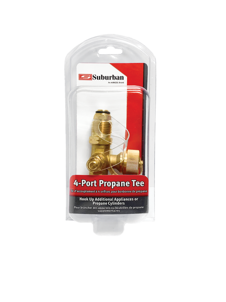 Suburban 4-Port Propane Tee Connector (MPN: LP-POLTEE)