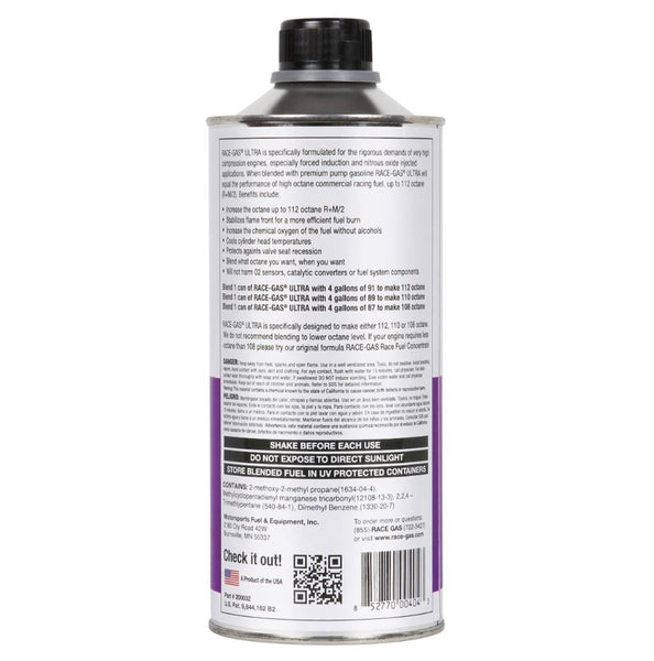 Race Gas Octane Booster (MPN: 200132)