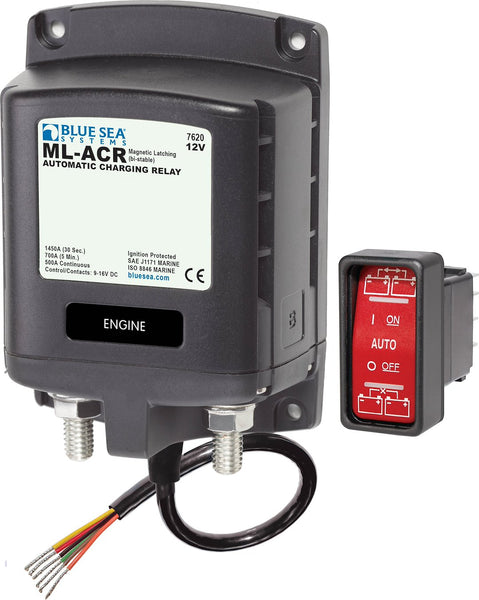 Blue Sea Battery Voltage Sensing Relay (MPN: 7620-BSS)