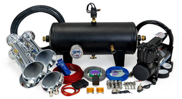 Horn Blasters Bullet Air Horn Kit (MPN: HK-B4-232-24)