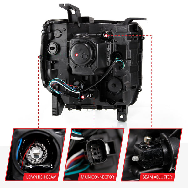 AnzoUSA Headlight Assembly (MPN: 111485)