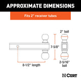 CURT Trailer Hitch Ball Mount (MPN: 45665)