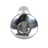 Boat scupper with barbed thru-hull connector (MPN: 66548-3)