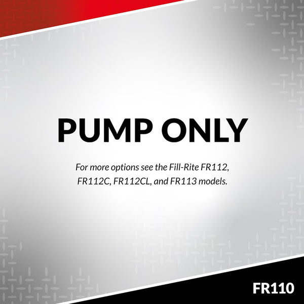 Fill-Rite Liquid Transfer Tank Pump (MPN: FR110)