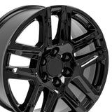 OE Wheels CV63 Gloss Black Wheel (MPN: CV63-20090-6550-28B)