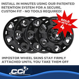 Coast To Coast Impostor Wheel Skin (MPN: IWCIMP101BLK)