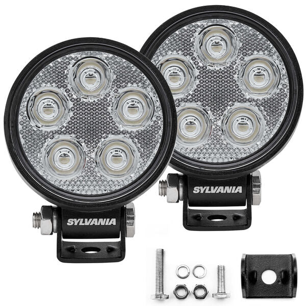 Sylvania Slim 3 Inch Round LED Off-Road Light (MPN: SLMRND3INSP2.BX2)