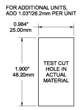 Switch plate cover mounting bracket (MPN: 8268-BSS)