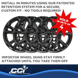 Coast To Coast Impostor Wheel Skin (MPN: IWCIMP384BLK)