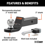 Curt Trailer Hitch Ball Mount (MPN: 45141)