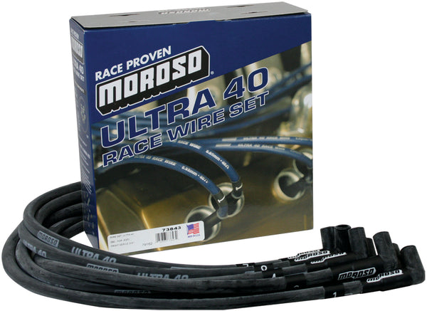 Moroso Ultra 40 Spark Plug Wire Set (MPN: 73843)