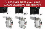 Weigh Safe Adjustable Ball Mount (MPN: LTB8-2.5-KA)