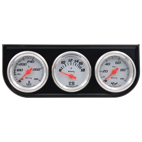 Equus Gauges 5000 Series Triple Gauge Kit (MPN: E5100)