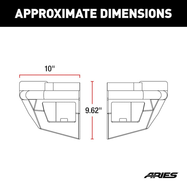 Aries TrailChaser Jeep Bumper (MPN: 2081223)