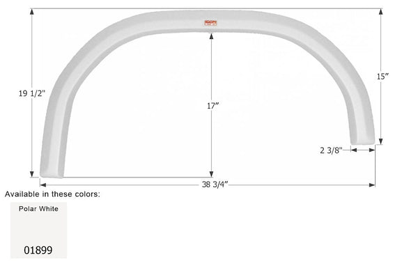 Icon Fender Skirt (MPN: 01899)