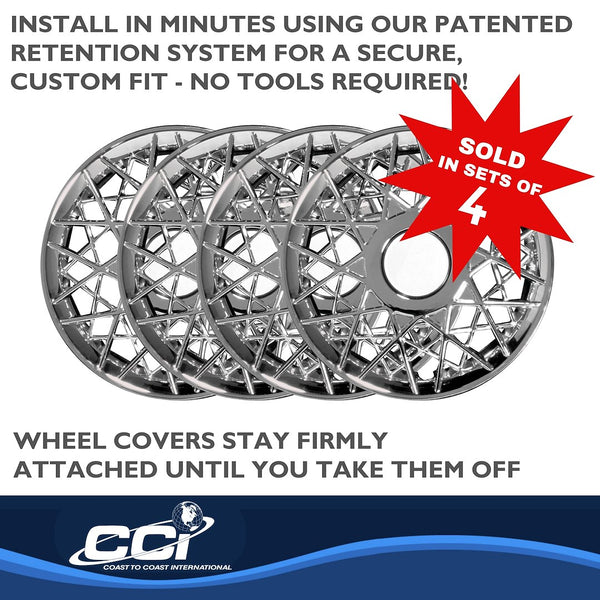 Coast To Coast 16 Inch Wheel Cover Set (MPN: IWC15016CN)