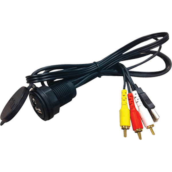 Clarion USB Outlet - Marine Grade USB and AUX AV Input Jack (MPN: 01-CCAUSBAV)