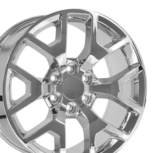 OE Wheels CV92 Chrome Replica Wheel (MPN: CV92-20090-6550-27C)