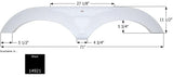 Icon Fender Skirt for Tandem Axle RVs (MPN: 14921)